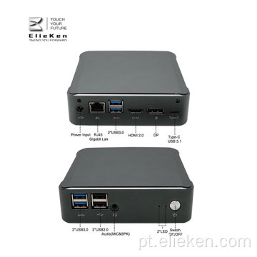 Core i7 8565U Mini PC de mesa menor